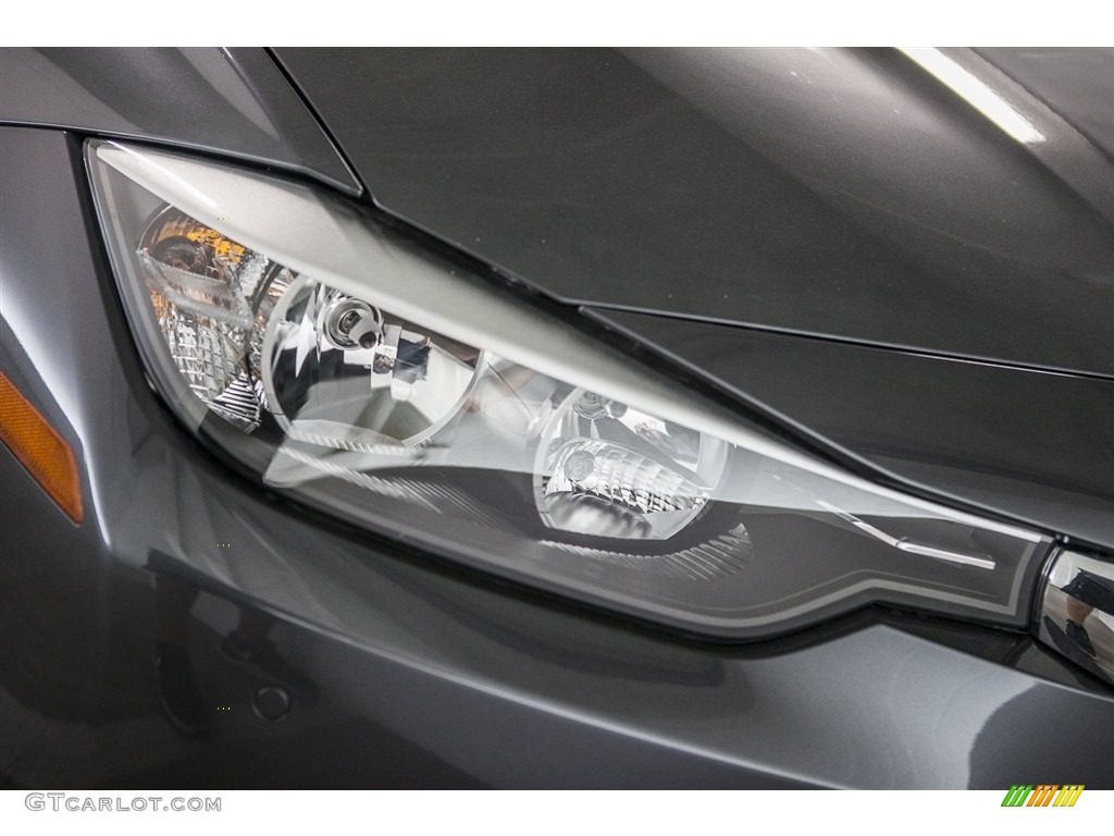 2014 3 Series 320i Sedan - Mineral Grey Metallic / Black photo #27