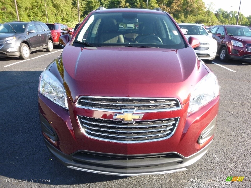 2016 Trax LT AWD - Crimson Metallic / Jet Black/Brownstone photo #2