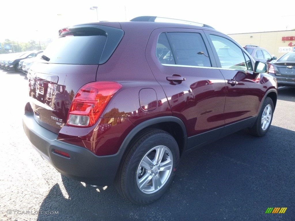 2016 Trax LT AWD - Crimson Metallic / Jet Black/Brownstone photo #5
