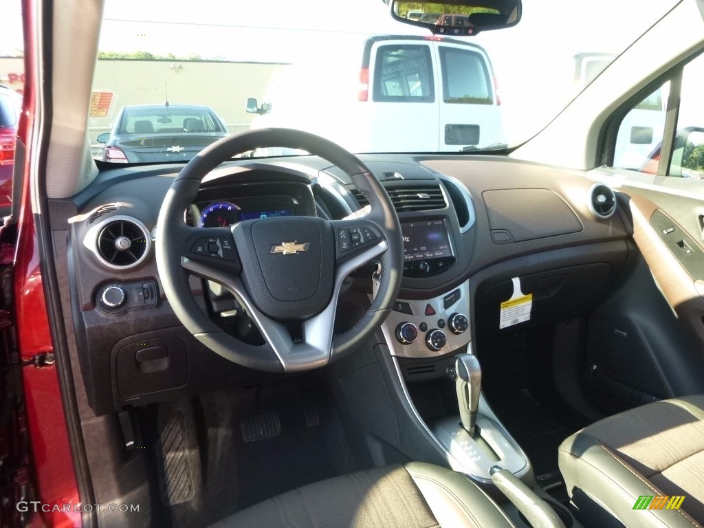 2016 Trax LT AWD - Crimson Metallic / Jet Black/Brownstone photo #13