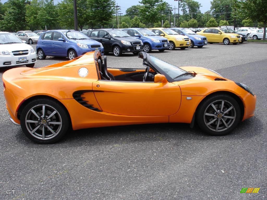 2005 Elise  - Chrome Orange / Black photo #4