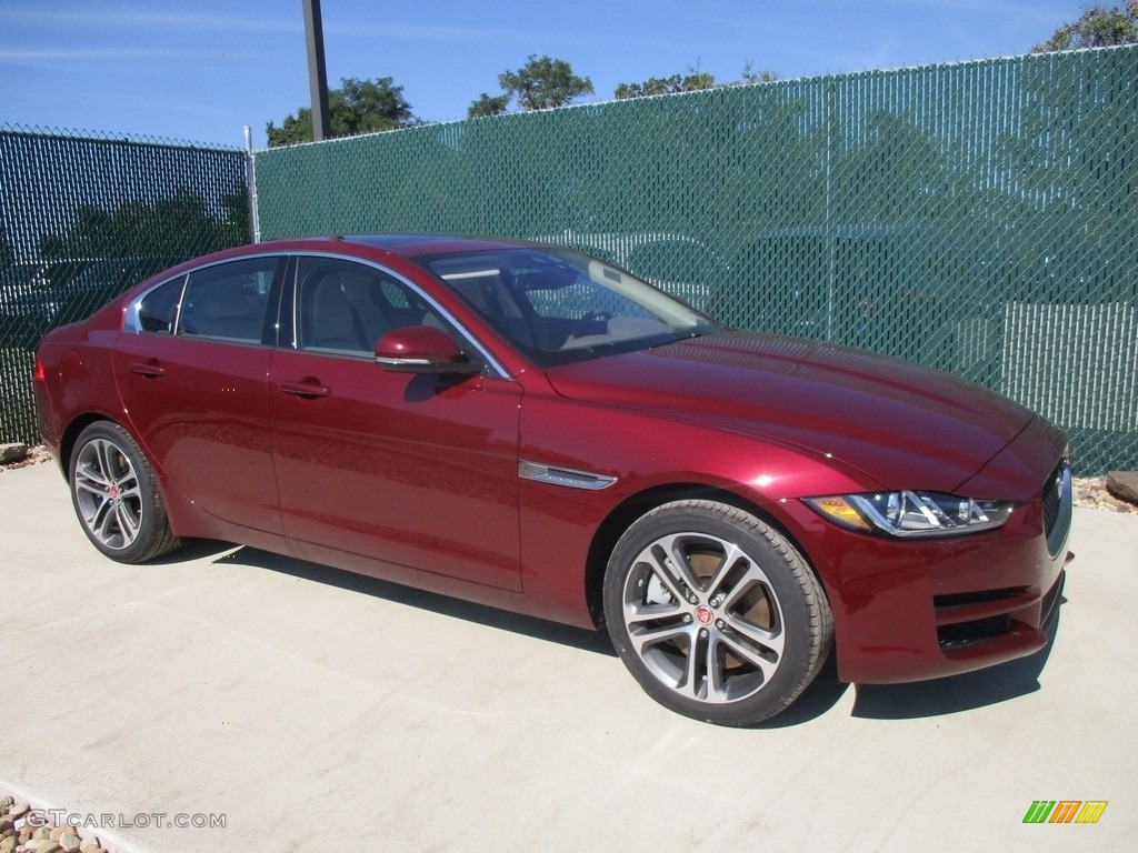 2017 XE 35t Premium AWD - Odyssey Red / Light Oyster photo #1