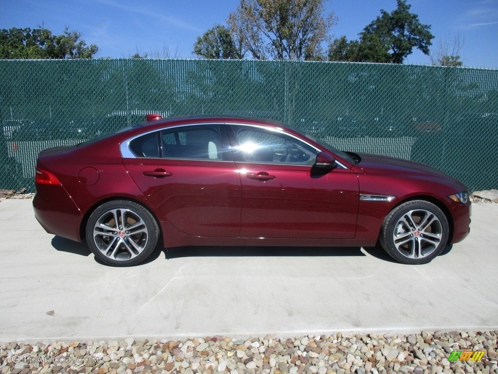 2017 XE 35t Premium AWD - Odyssey Red / Light Oyster photo #2