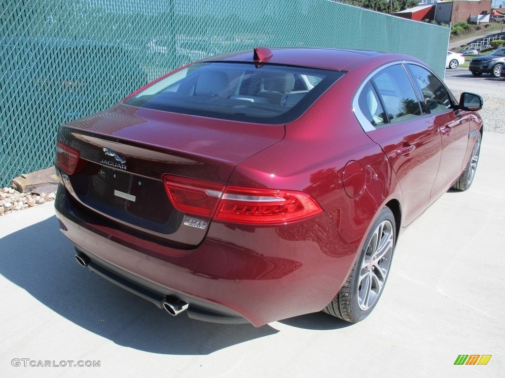 2017 XE 35t Premium AWD - Odyssey Red / Light Oyster photo #4
