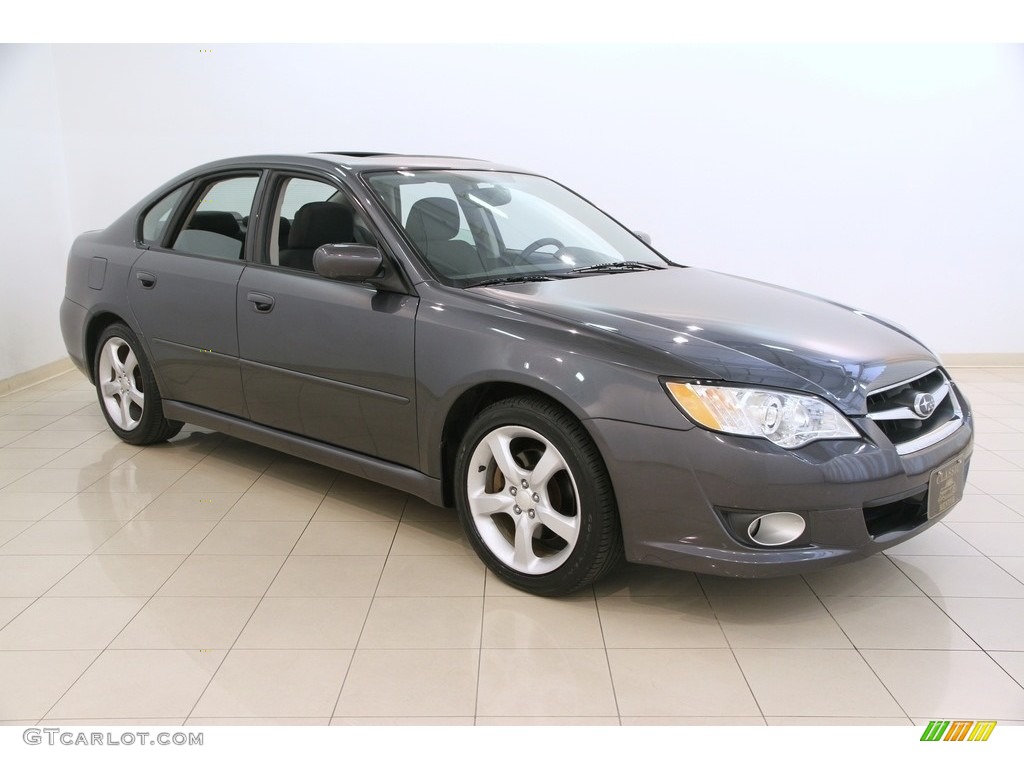 2009 Legacy 2.5i Sedan - Diamond Gray Metallic / Off Black photo #1