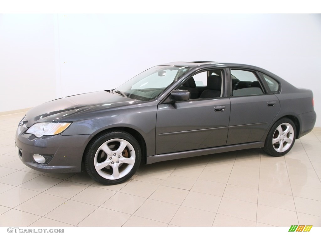 2009 Legacy 2.5i Sedan - Diamond Gray Metallic / Off Black photo #3