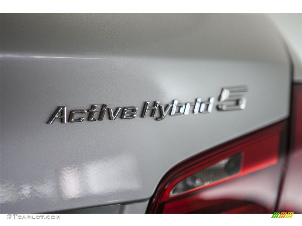 2013 5 Series ActiveHybrid 5 - Titanium Silver Metallic / Black photo #7
