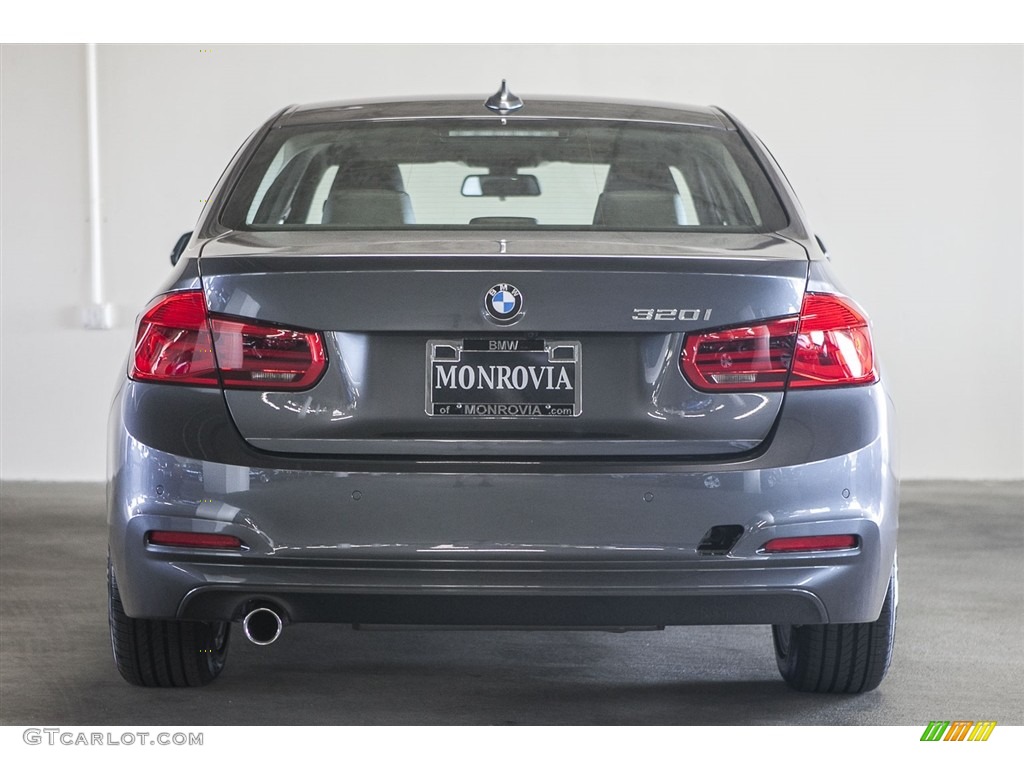 2017 3 Series 320i Sedan - Mineral Grey Metallic / Black photo #4