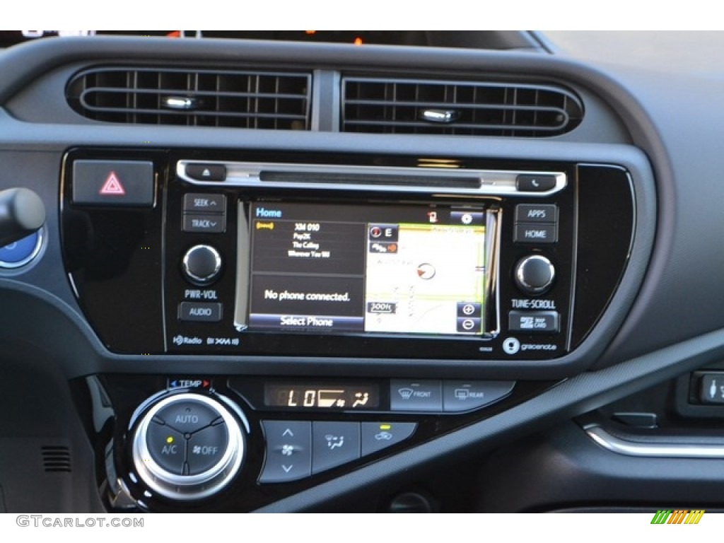 2016 Prius c Three - Electric Lime Metallic / Black photo #6