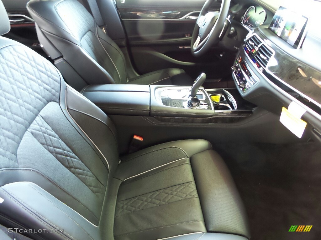 Black Interior 2017 BMW 7 Series 750i xDrive Sedan Photo #115669816