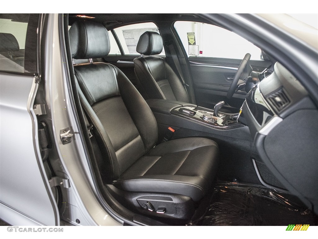2016 5 Series 535i Sedan - Glacier Silver Metallic / Black photo #2