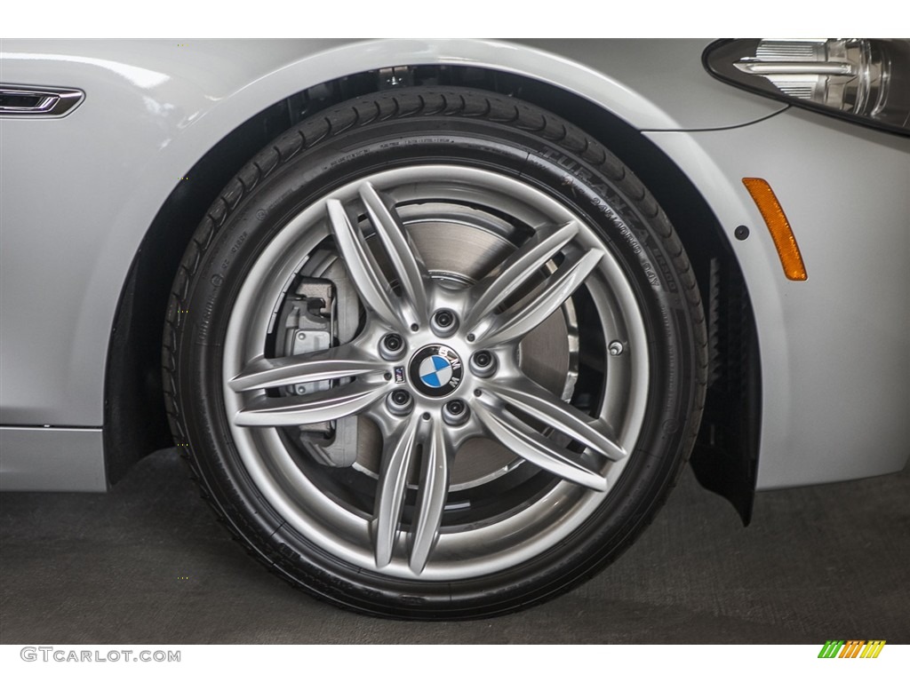 2016 5 Series 535i Sedan - Glacier Silver Metallic / Black photo #10