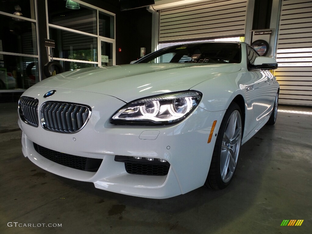 2016 6 Series 650i xDrive Gran Coupe - Alpine White / Black photo #2