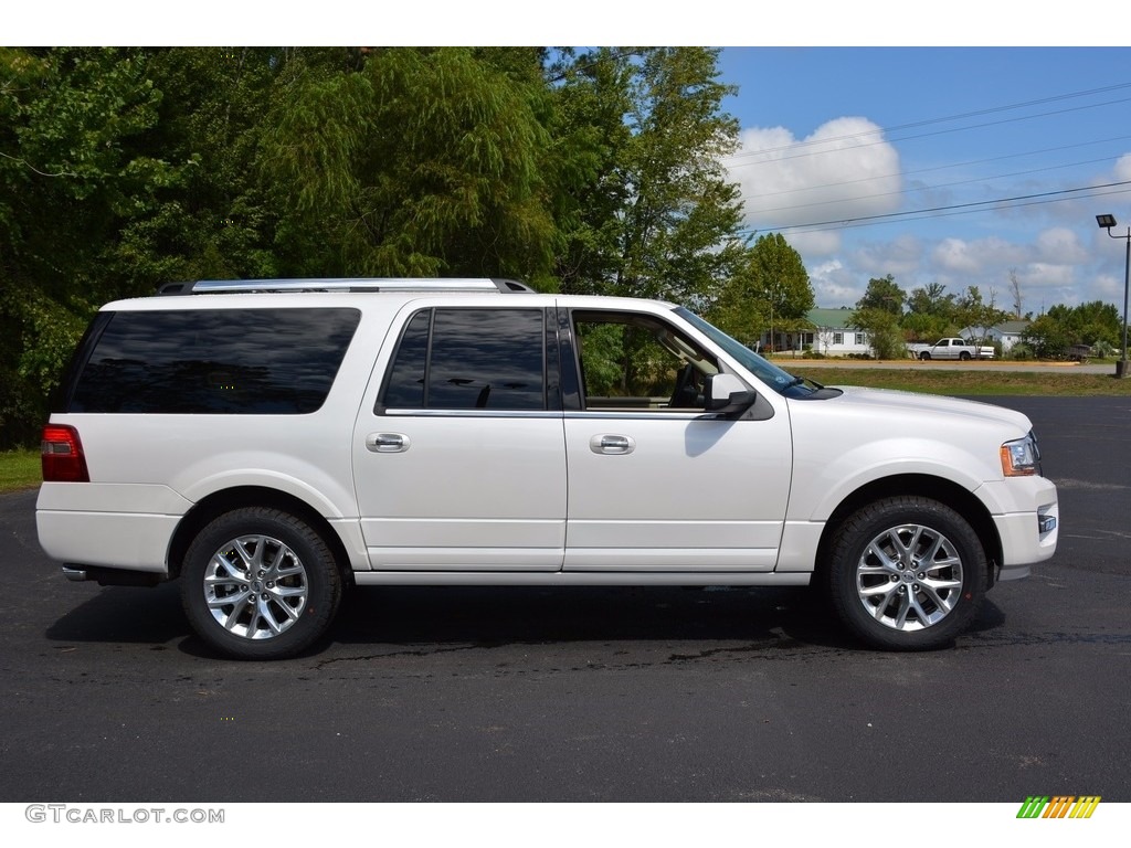 White Platinum 2017 Ford Expedition EL Limited 4x4 Exterior Photo #115674253