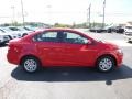 2017 Red Hot Chevrolet Sonic LS Sedan  photo #8