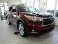 Ooh La La Rouge Mica 2016 Toyota Highlander Limited AWD Exterior