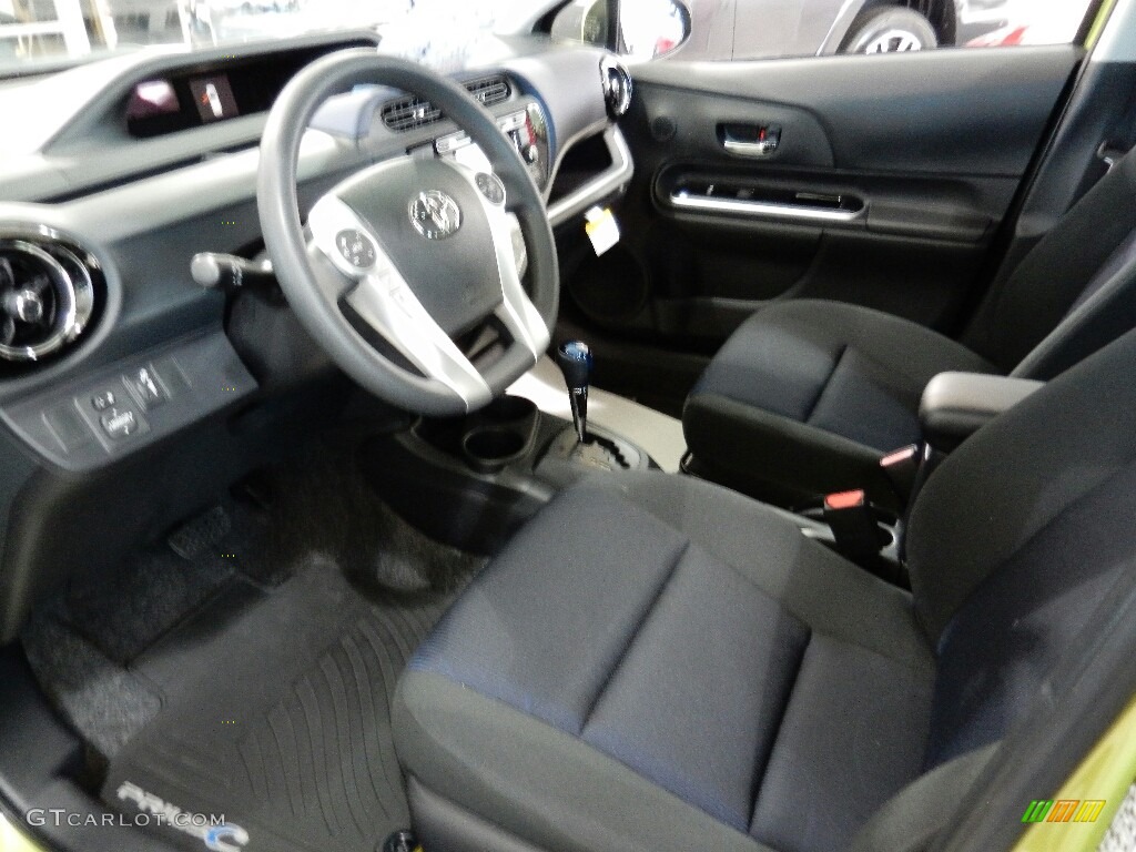2016 Prius c Two - Electric Lime Metallic / Black photo #3