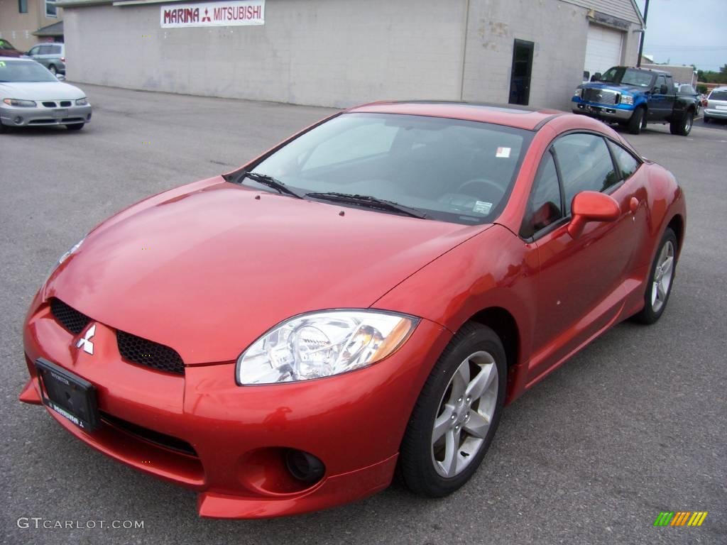 2007 Eclipse GS Coupe - Sunset Pearlescent / Dark Charcoal photo #1