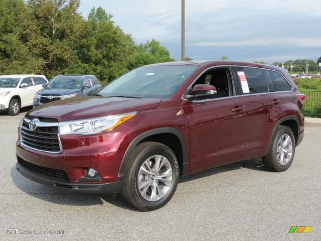Ooh La La Rouge Mica 2016 Toyota Highlander LE Plus Exterior Photo #115677406