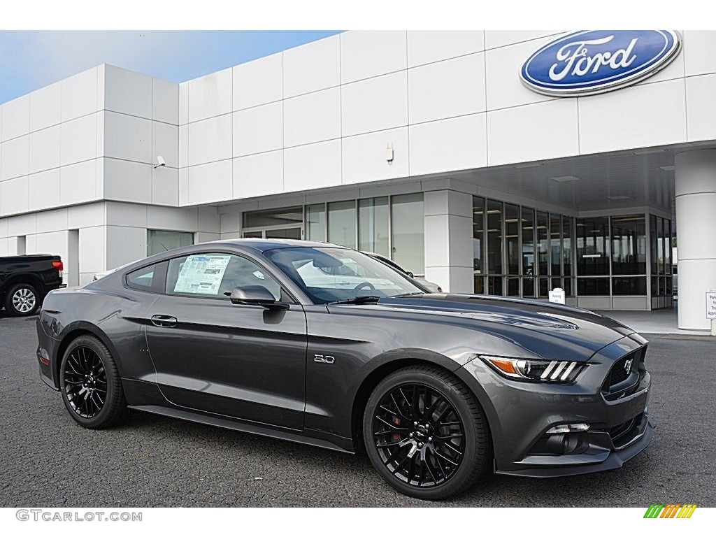 2017 Mustang GT Premium Coupe - Magnetic / Ebony photo #1