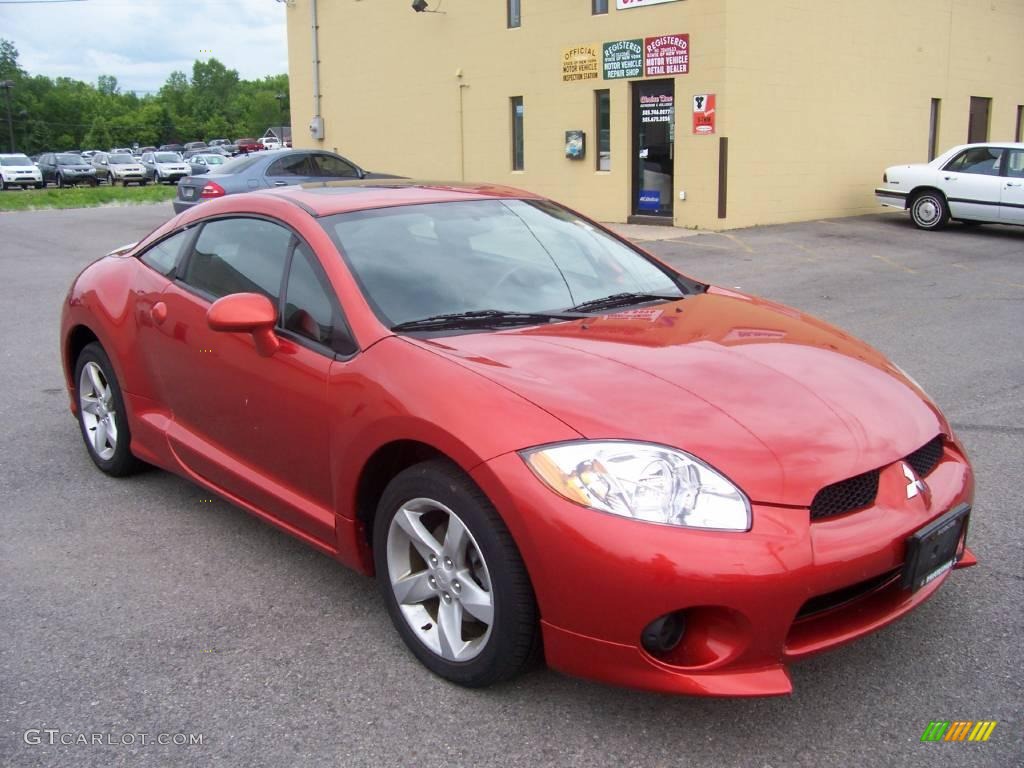 2007 Eclipse GS Coupe - Sunset Pearlescent / Dark Charcoal photo #12