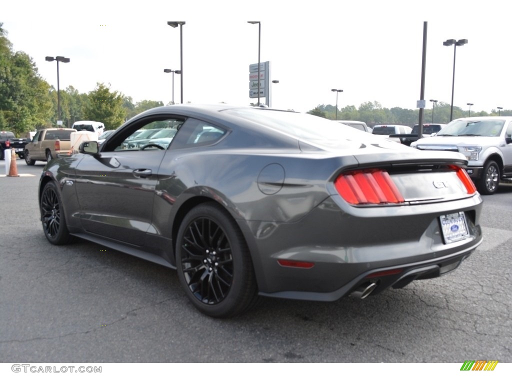 2017 Mustang GT Premium Coupe - Magnetic / Ebony photo #20