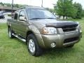 2001 Gold Rush Metallic Nissan Frontier SE V6 Crew Cab 4x4  photo #3