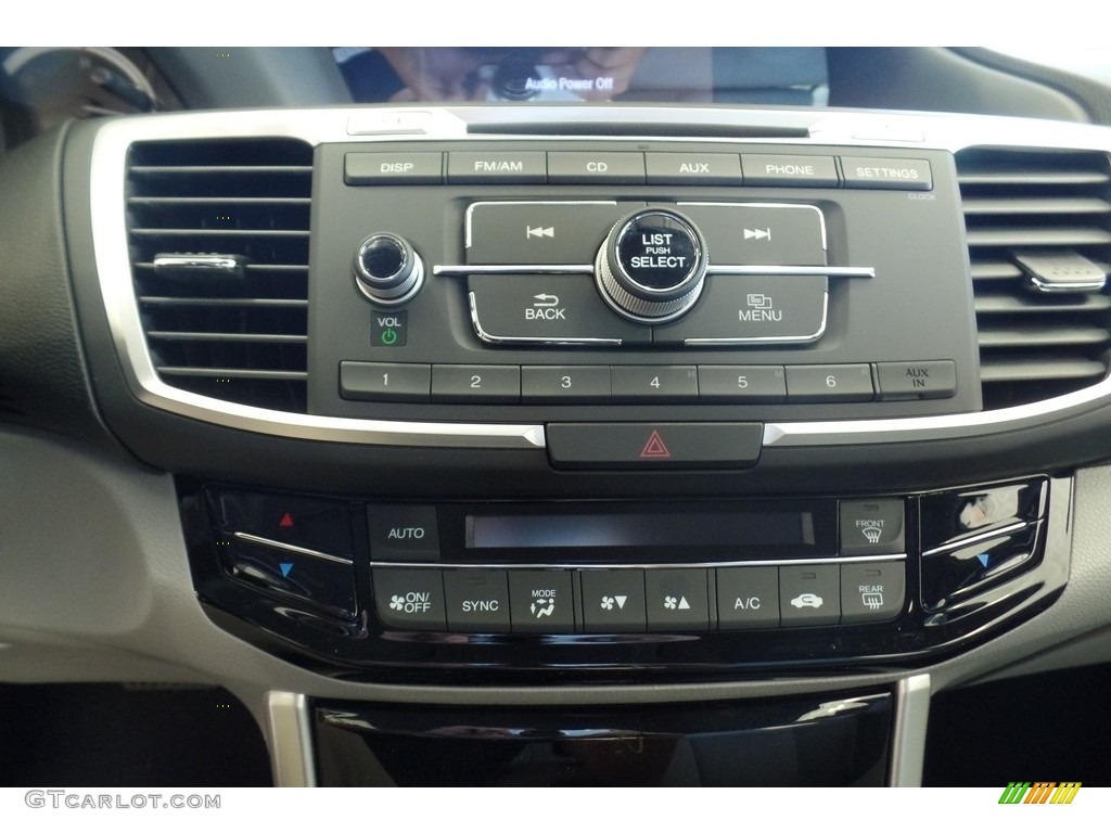 2016 Accord LX Sedan - Obsidian Blue Pearl / Gray photo #11