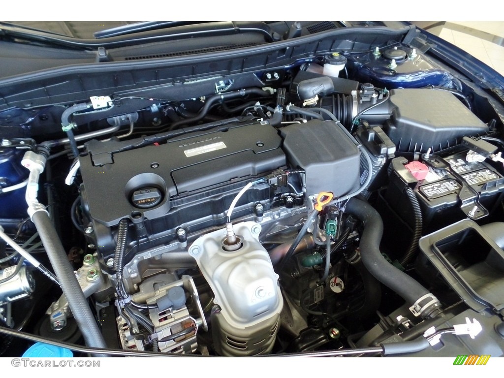 2016 Accord LX Sedan - Obsidian Blue Pearl / Gray photo #15