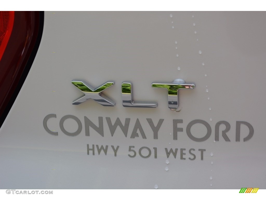 2017 Explorer XLT - White Platinum / Medium Light Camel photo #5
