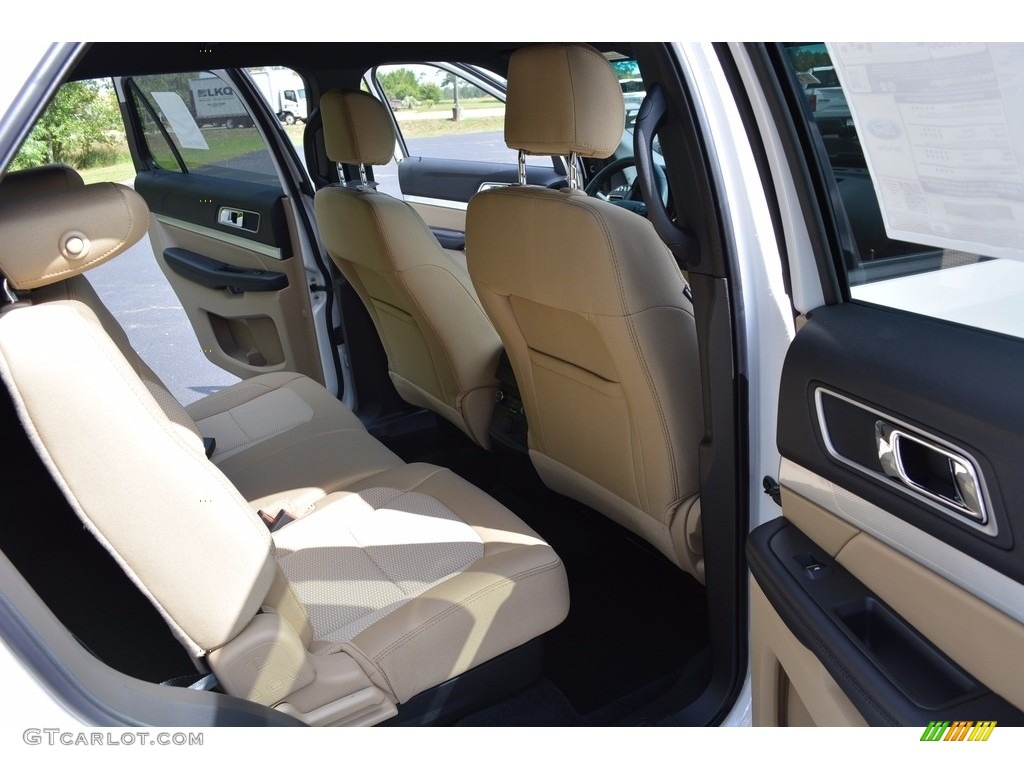 2017 Explorer XLT - White Platinum / Medium Light Camel photo #30