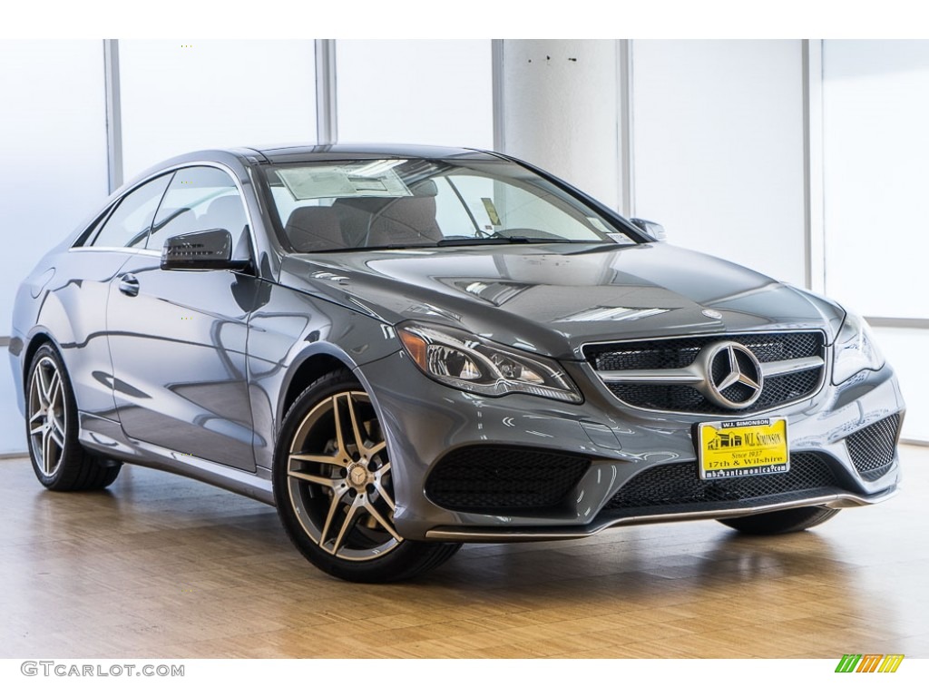 Selenite Grey Metallic 2017 Mercedes-Benz E 400 Coupe Exterior Photo #115680355