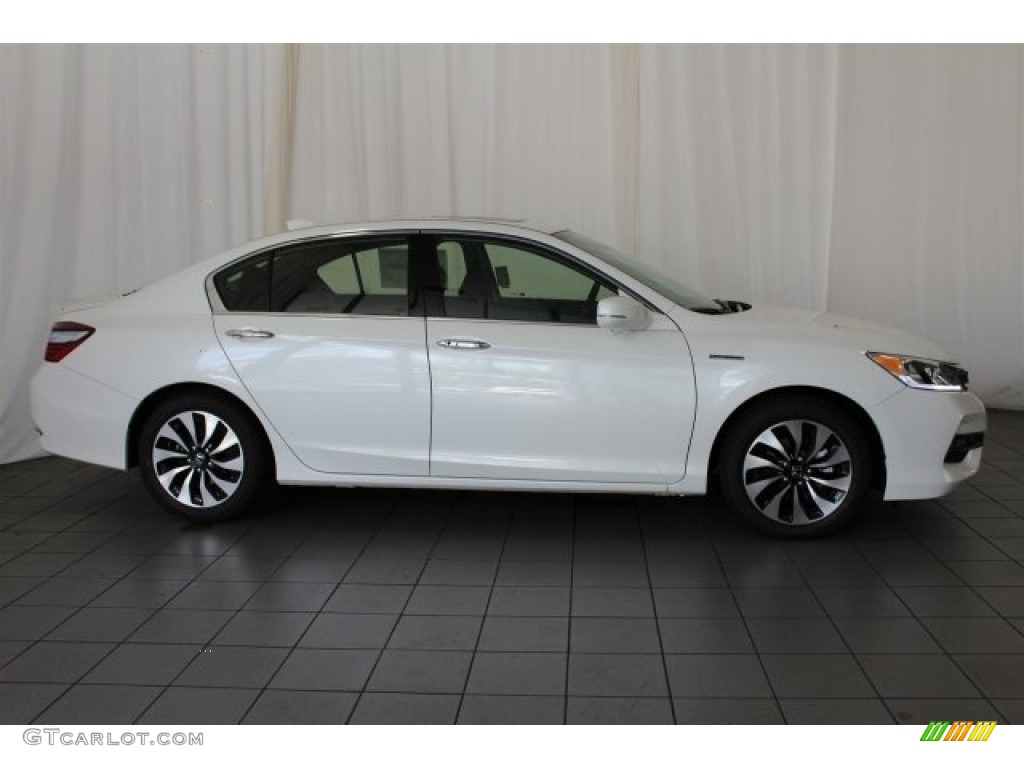 White Orchid Pearl 2017 Honda Accord Hybrid EX-L Sedan Exterior Photo #115680370