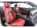  2017 E 400 Coupe Red/Black Interior