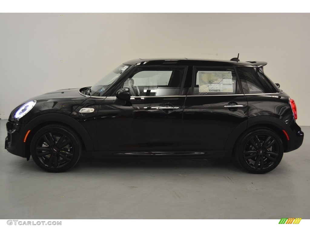 2017 Hardtop Cooper S 4 Door - Midnight Black Metallic / Carbon Black photo #3