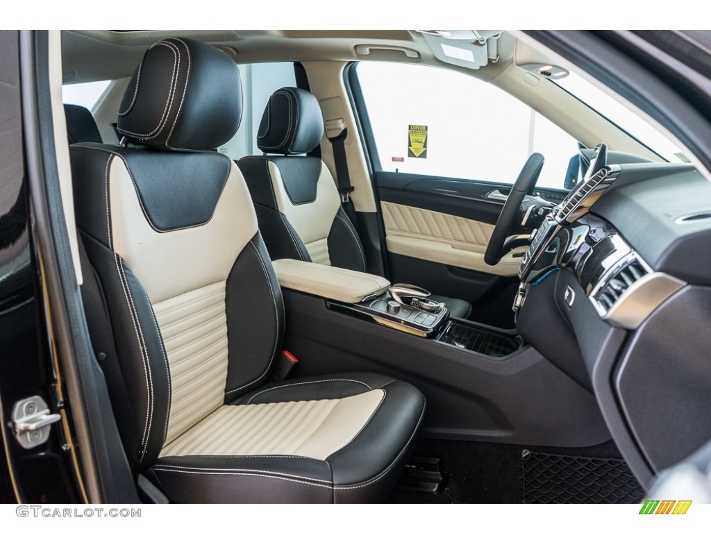 Porcelain/Black Interior 2017 Mercedes-Benz GLE 350 4Matic Photo #115681300