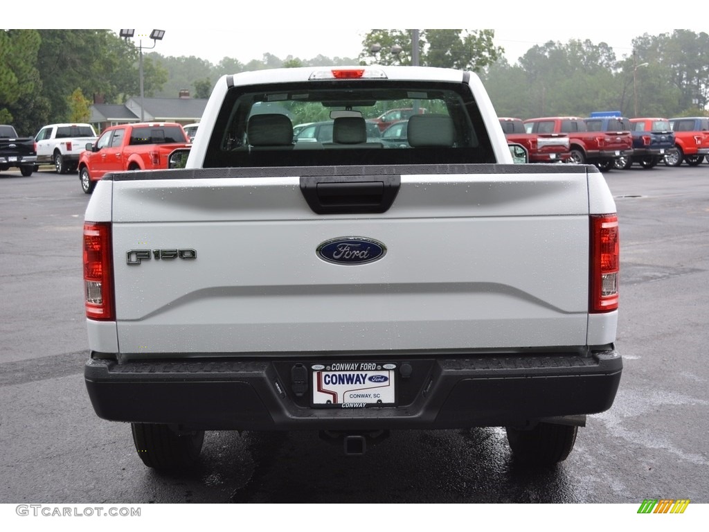 2016 F150 XL Regular Cab - Oxford White / Medium Earth Gray photo #4