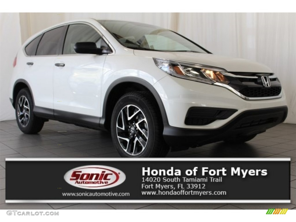 White Diamond Pearl Honda CR-V