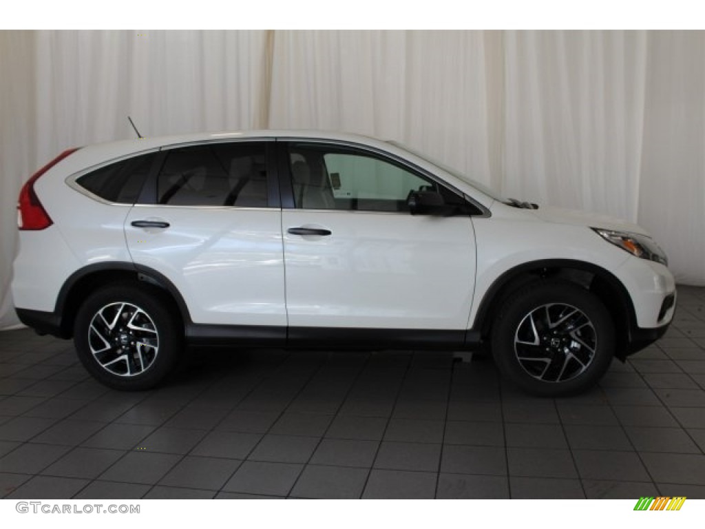 2016 CR-V SE - White Diamond Pearl / Beige photo #3