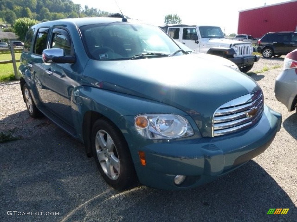 2007 HHR LT - Golden Teal Metallic / Cashmere Beige photo #2