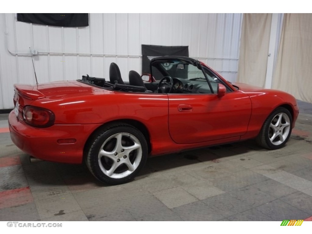 2002 MX-5 Miata LS Roadster - Classic Red / Tan photo #7