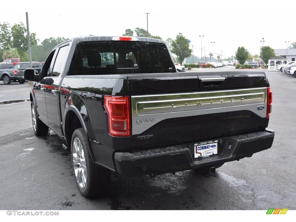 2016 F150 Limited SuperCrew 4x4 - Shadow Black / Limited Mojave photo #7