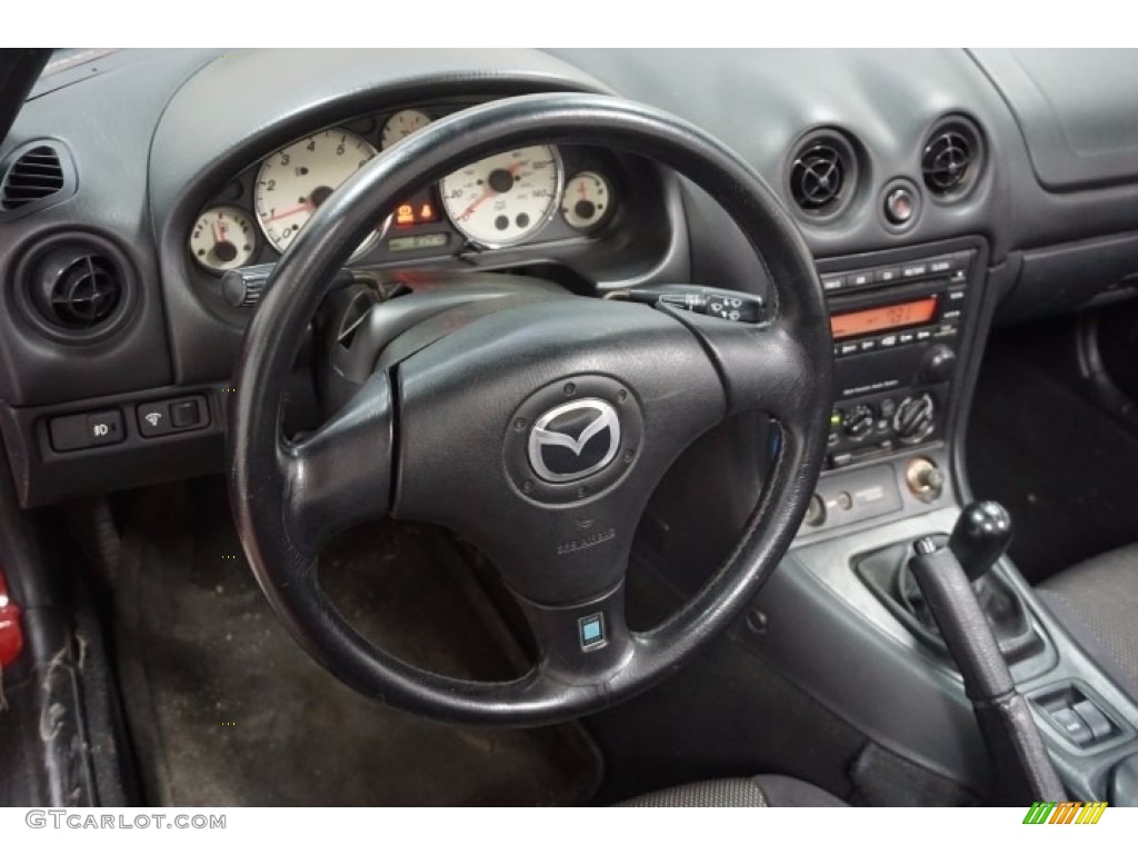 2002 MX-5 Miata LS Roadster - Classic Red / Tan photo #21