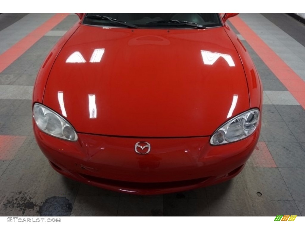 2002 MX-5 Miata LS Roadster - Classic Red / Tan photo #35