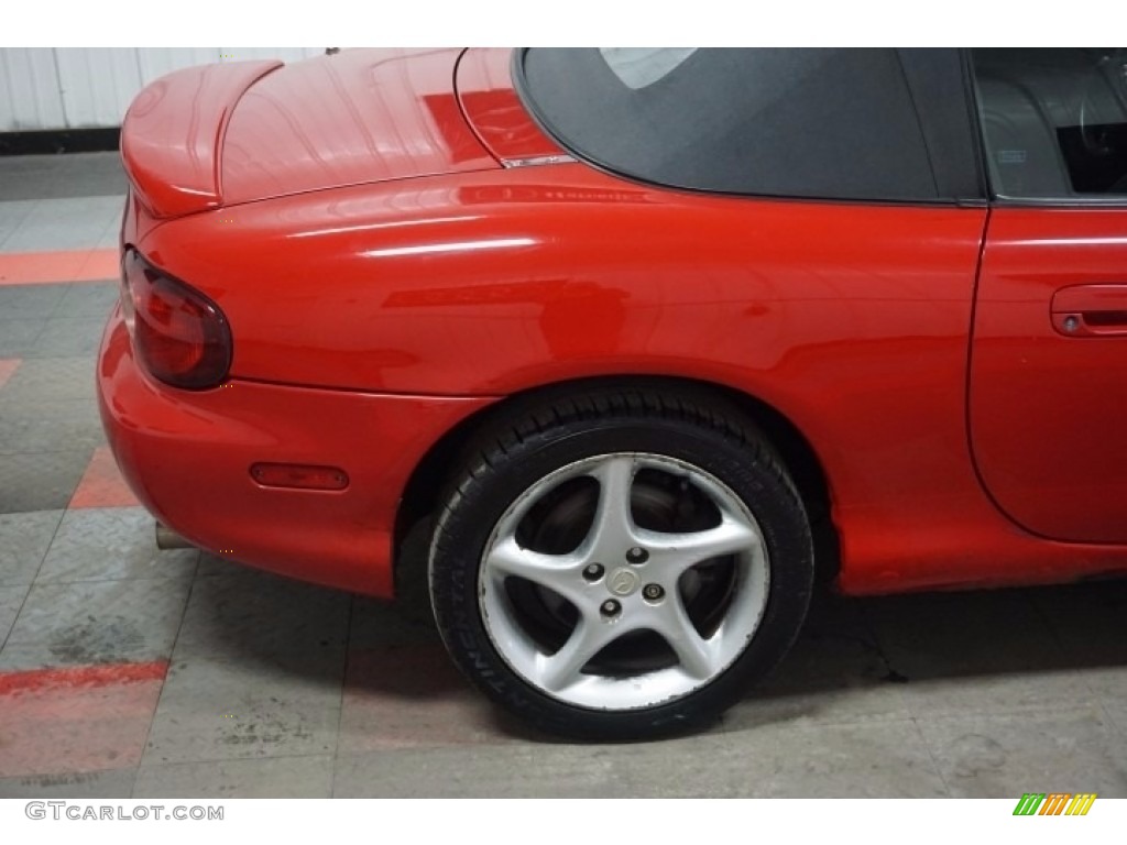 2002 MX-5 Miata LS Roadster - Classic Red / Tan photo #39