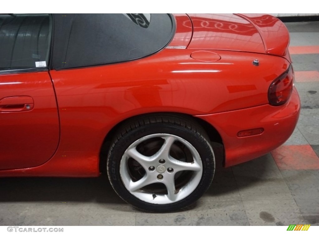 2002 MX-5 Miata LS Roadster - Classic Red / Tan photo #44
