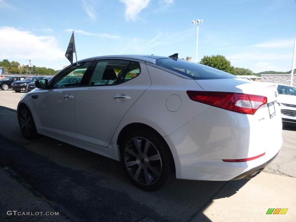 2012 Optima SX - Snow White Pearl / Black photo #4