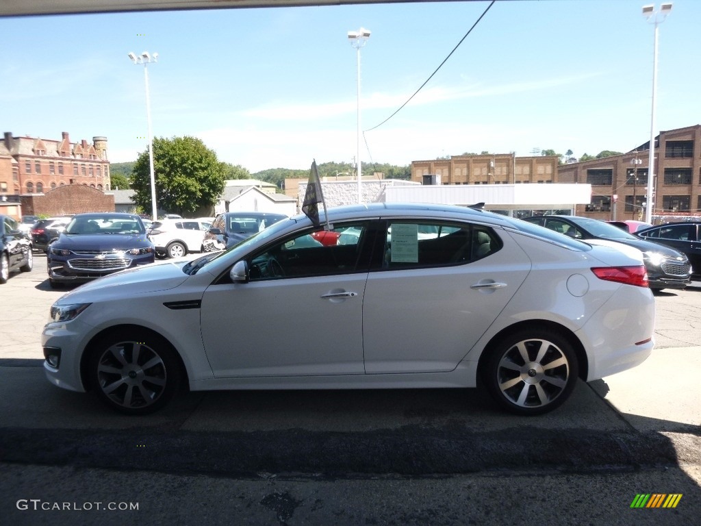 2012 Optima SX - Snow White Pearl / Black photo #5