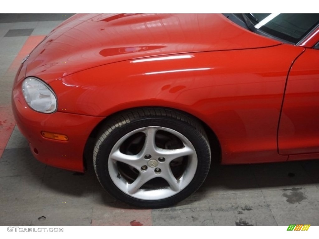 2002 MX-5 Miata LS Roadster - Classic Red / Tan photo #47