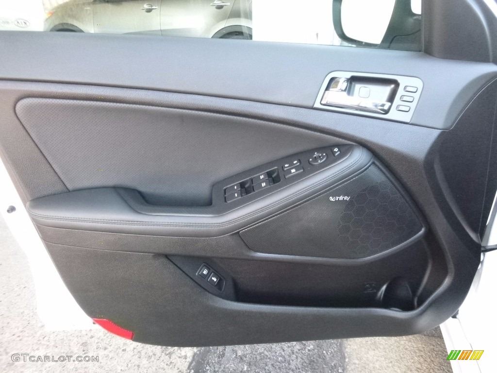 2012 Optima SX - Snow White Pearl / Black photo #13